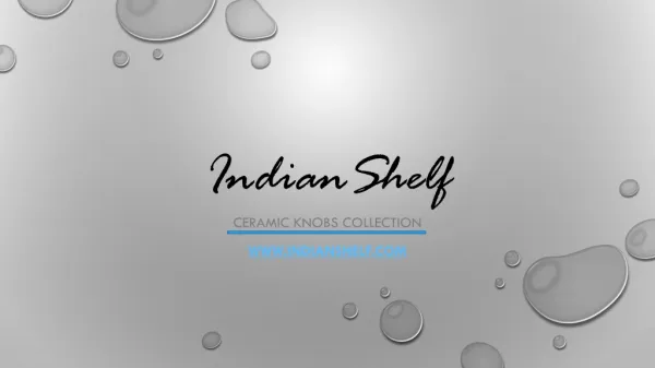 Kitchen Cabinet Decor With Ceramic Knobs - Indianshelf.com