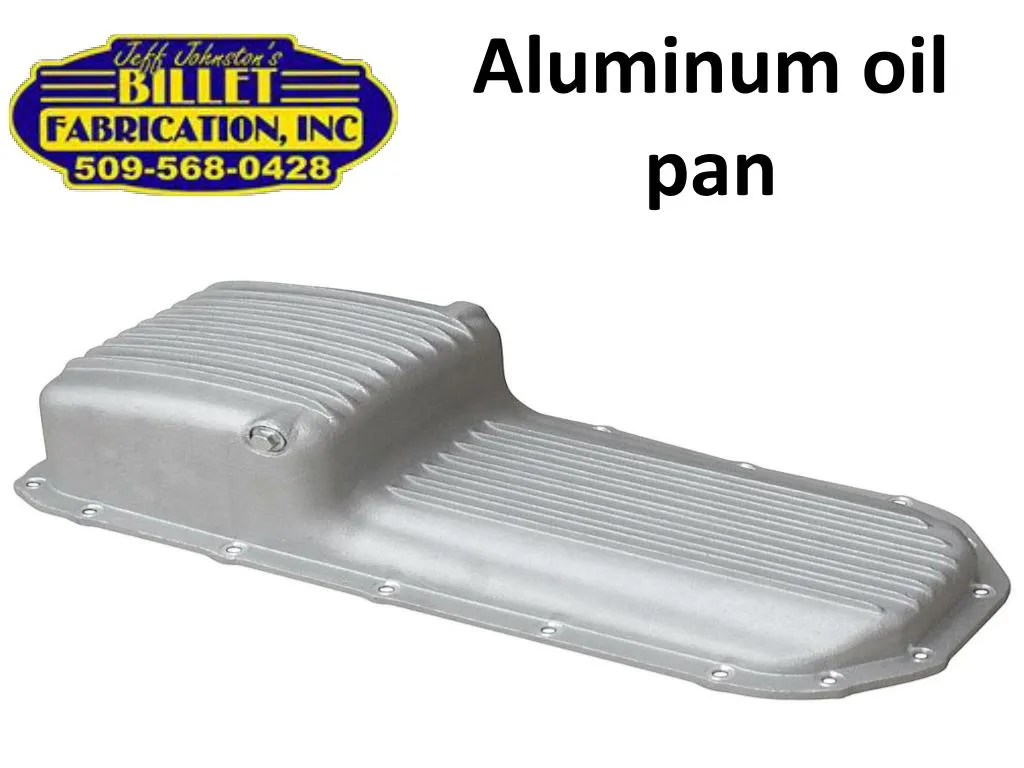 aluminum oil pan