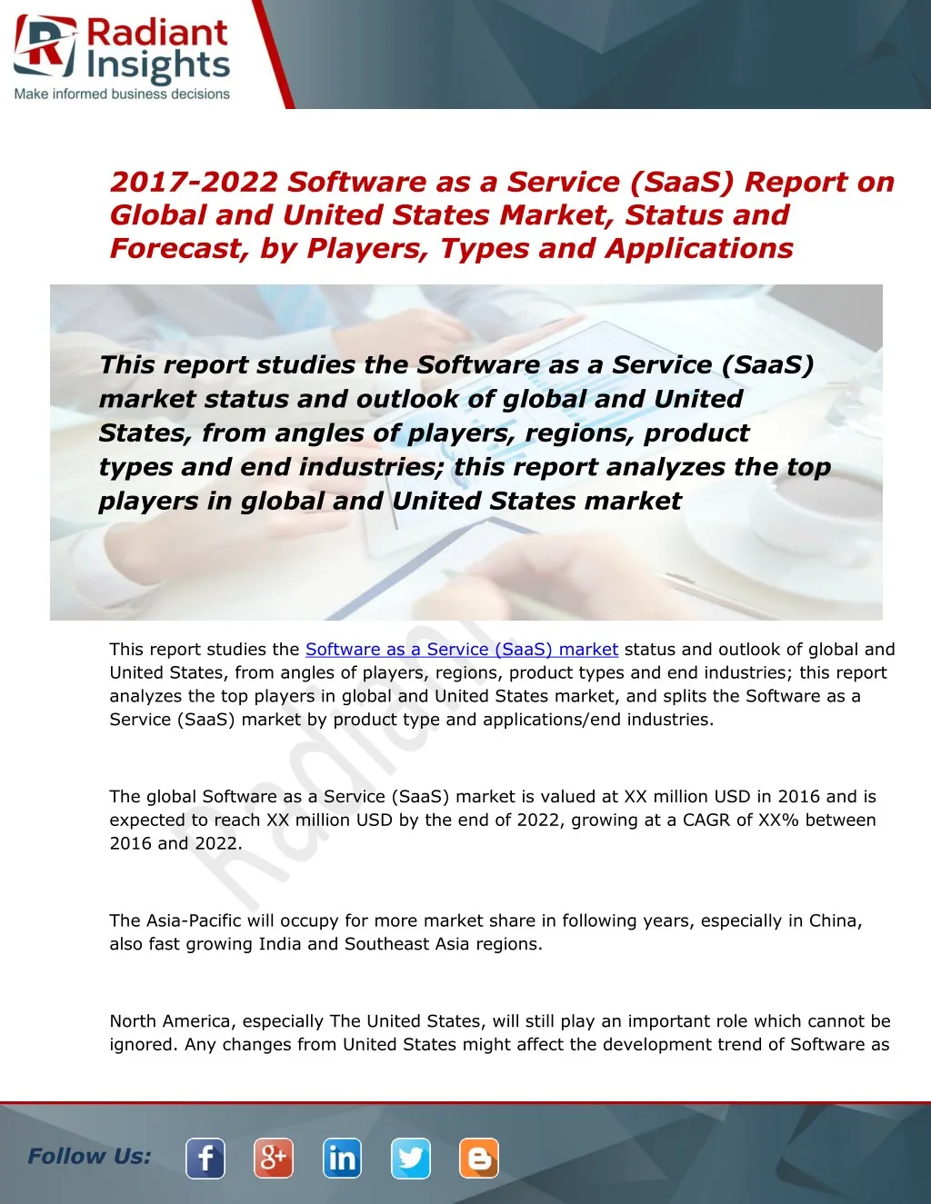 2017 2022 software as a service saas report