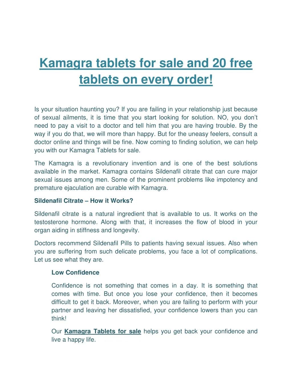 kamagra tablets for sale and 20 free tablets