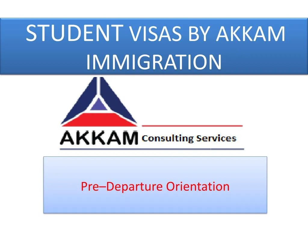 student visas by akkam immigration