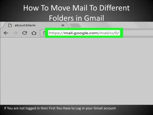How To Move Mail To Different Folders In Gmail