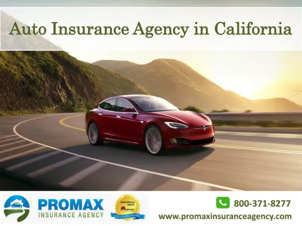 Auto Insurance Agency in California