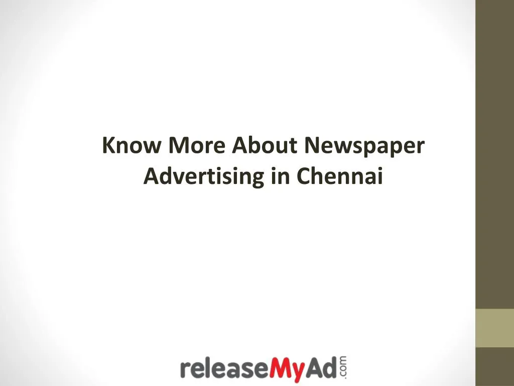 know more about newspaper advertising in chennai