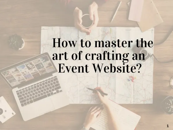 How to master the art of crafting an Event Website?
