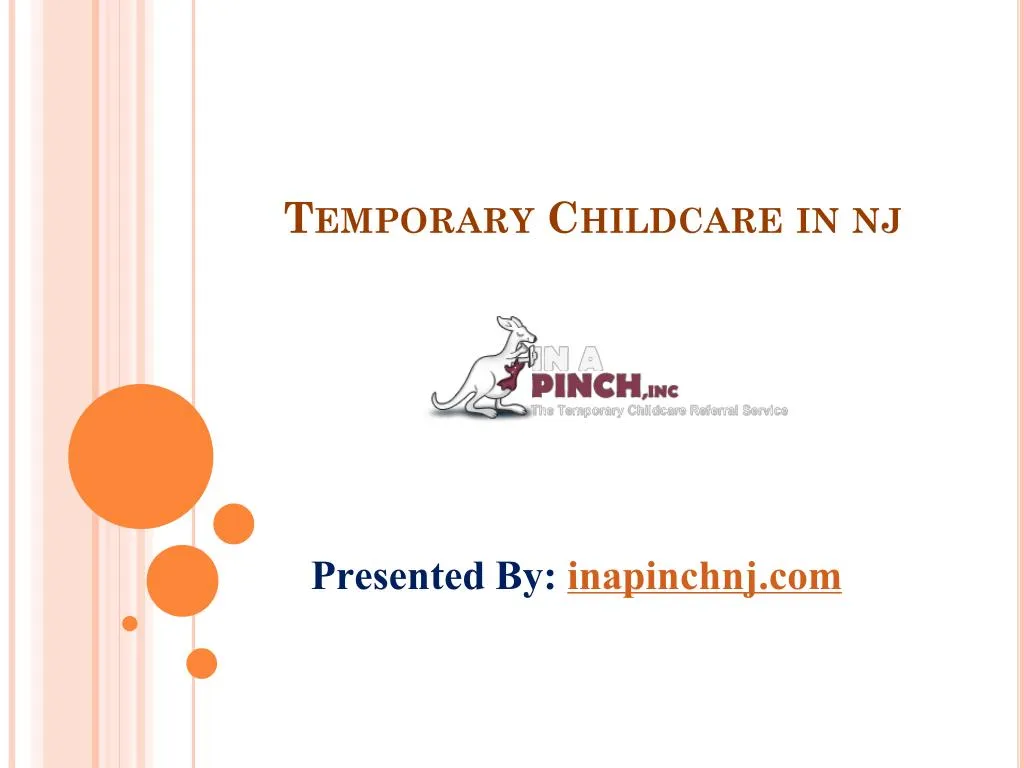 temporary childcare in nj
