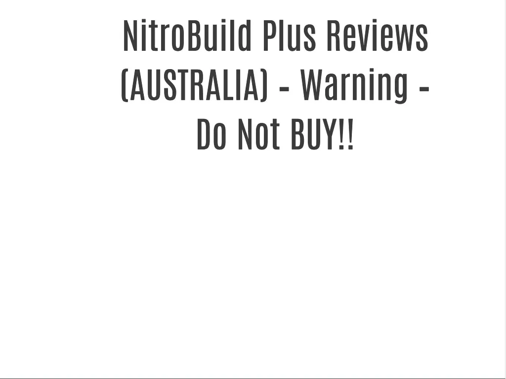 nitrobuild plus reviews nitrobuild plus reviews