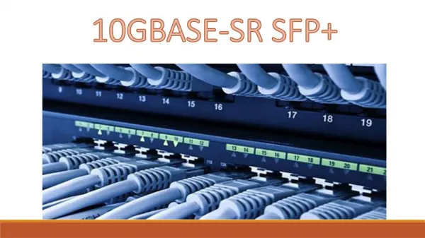 10GBASE-SR SFP