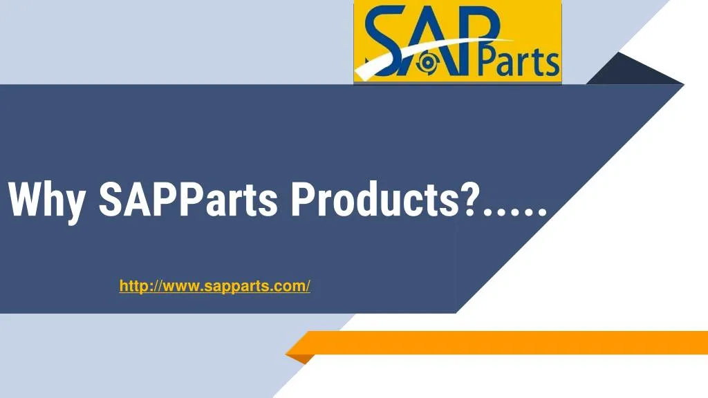 why sapparts products