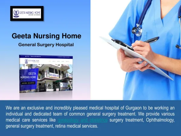 Paramount General Surgery Hospital in Gurgaon