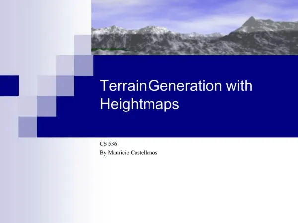 Terrain Generation with Heightmaps