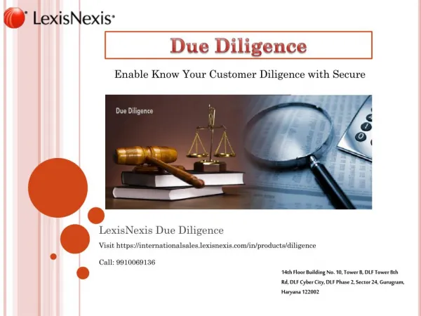 Affordable Customer Due Diligence Services In India