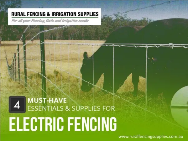 4 Must-Have Essentials for Electric Fencing in Perth