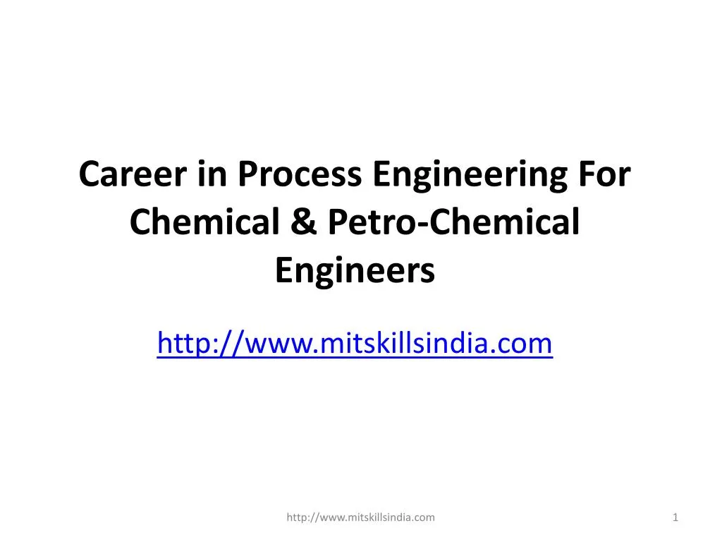 career in process engineering for chemical petro chemical engineers