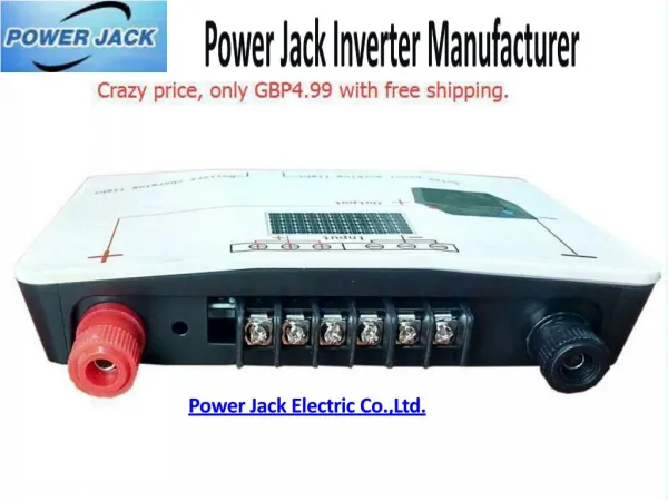 Get Reputable Power Jack Inverter Supplier