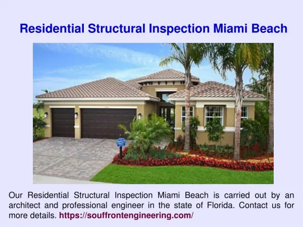 40 Year Inspection Fort Lauderdale