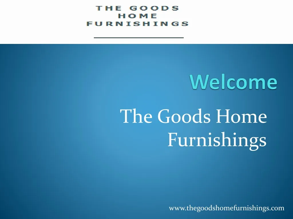 the goods home furnishings