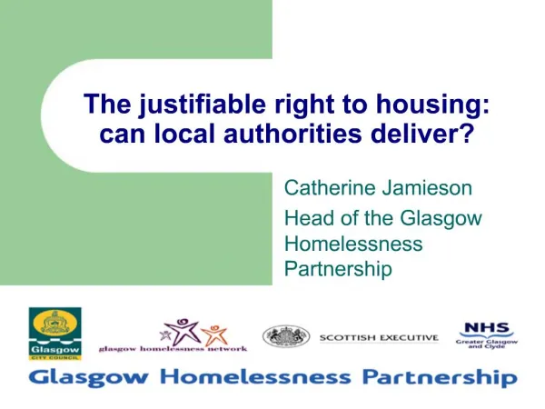 The justifiable right to housing: can local authorities deliver