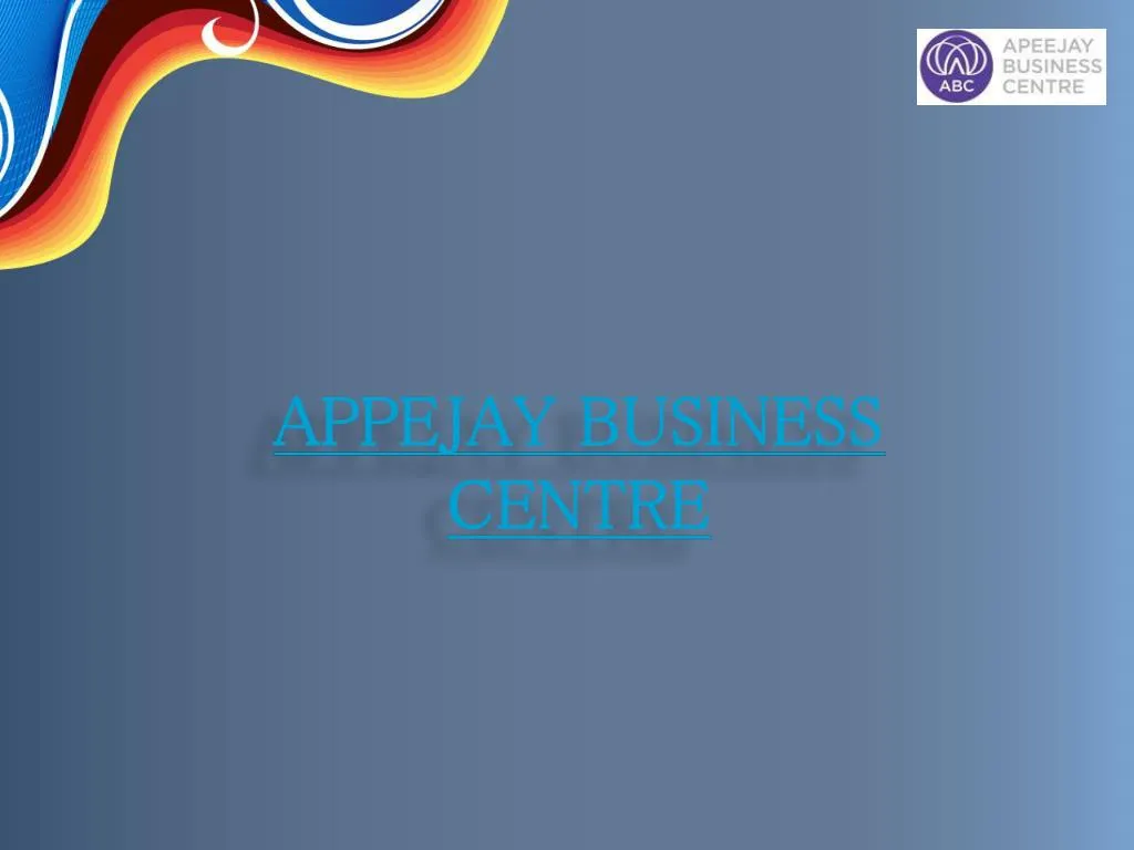 appejay business centre