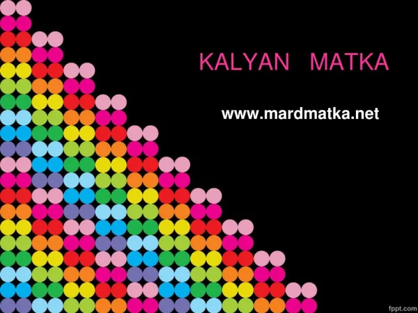 Kalyan Matka,Kalyan satta matka,Kalyan Open To Close,Kalyan Live Result, Kalyan Jodi Chart - Mardmatka.net
