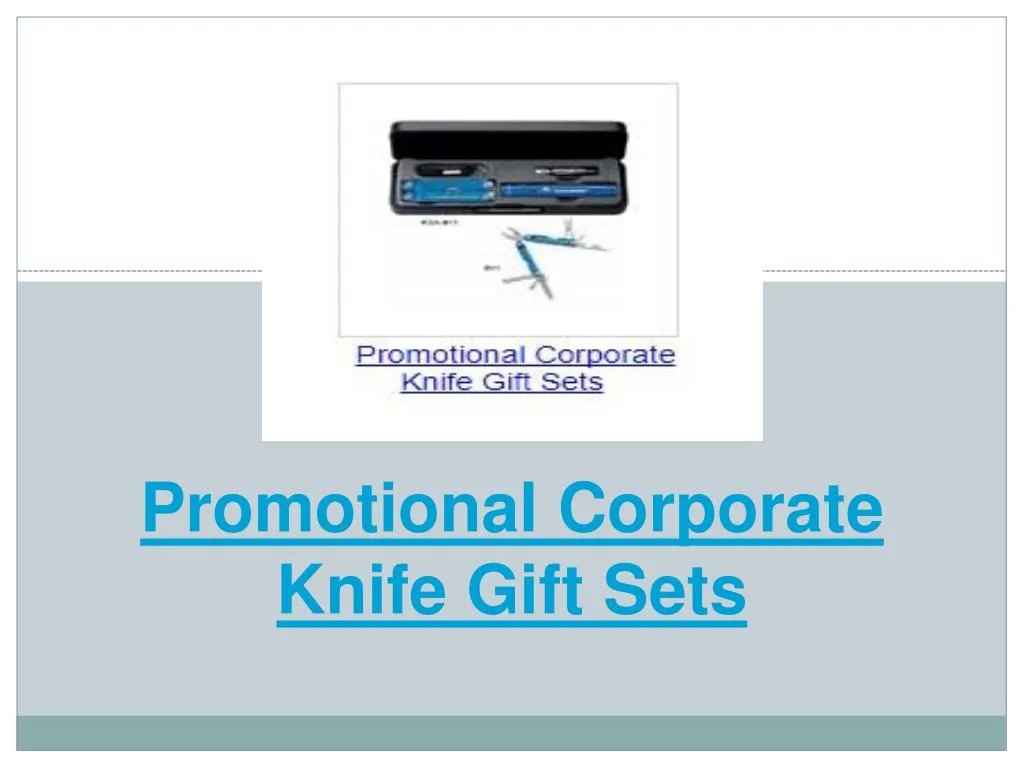 promotional corporate knife gift sets