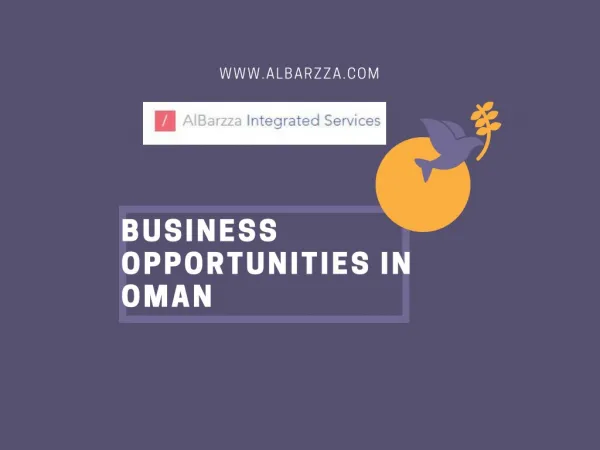 Business Opportunities in Oman