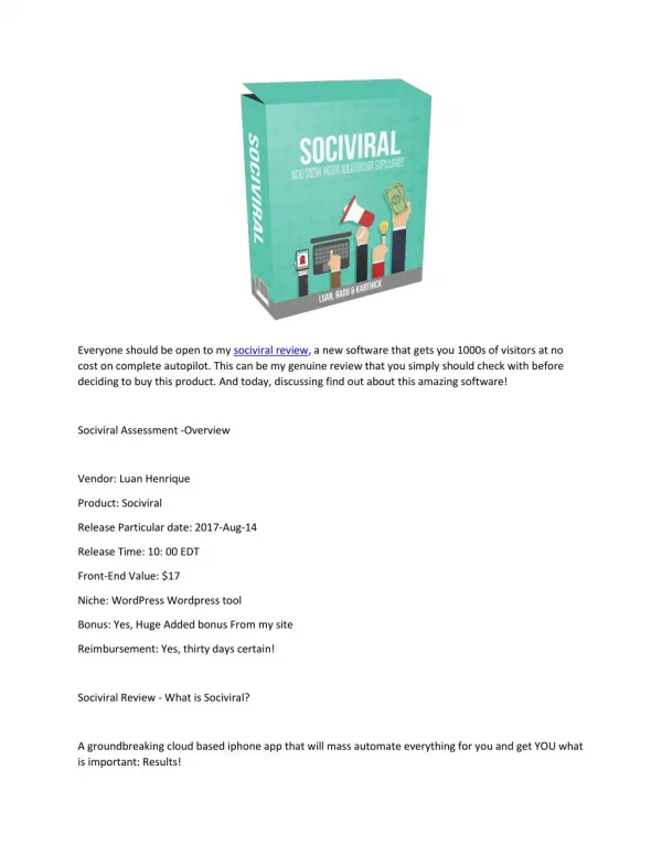 SociViral Review - Hot Traffic For Free