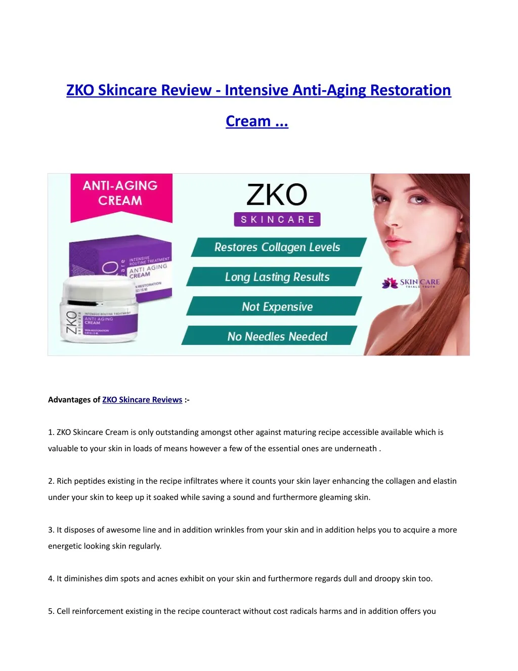 zko skincare review intensive anti aging