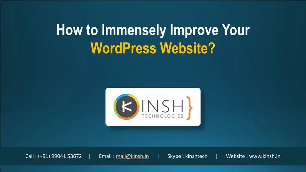 how to immensely improve your wordpress website
