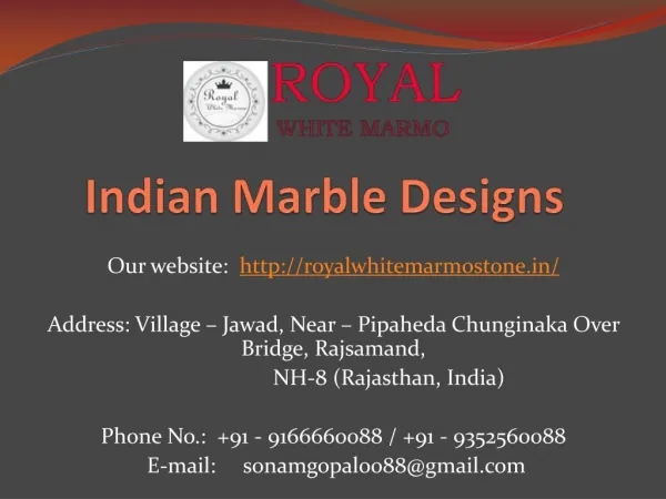 Indian Marble Designs