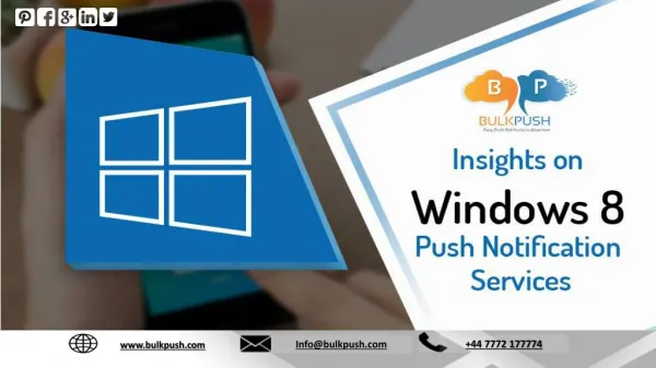Insights on Windows 8 Push Notification Services