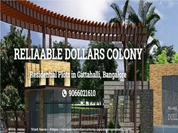 Reliaable Dollar Colony - Grand Amenities and Specifications