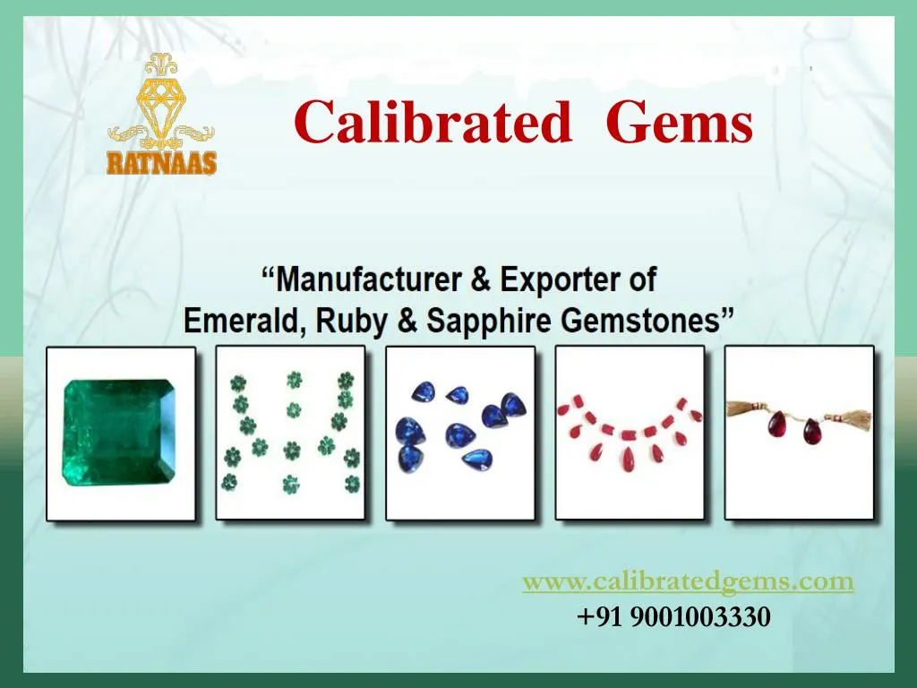 calibrated gems