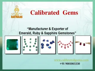 Calibrated gems - slide 1