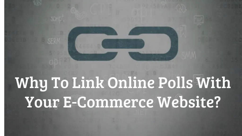 why to link online polls with your e commerce