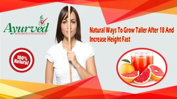 Natural Ways To Grow Taller After 18 And Increase Height Fast