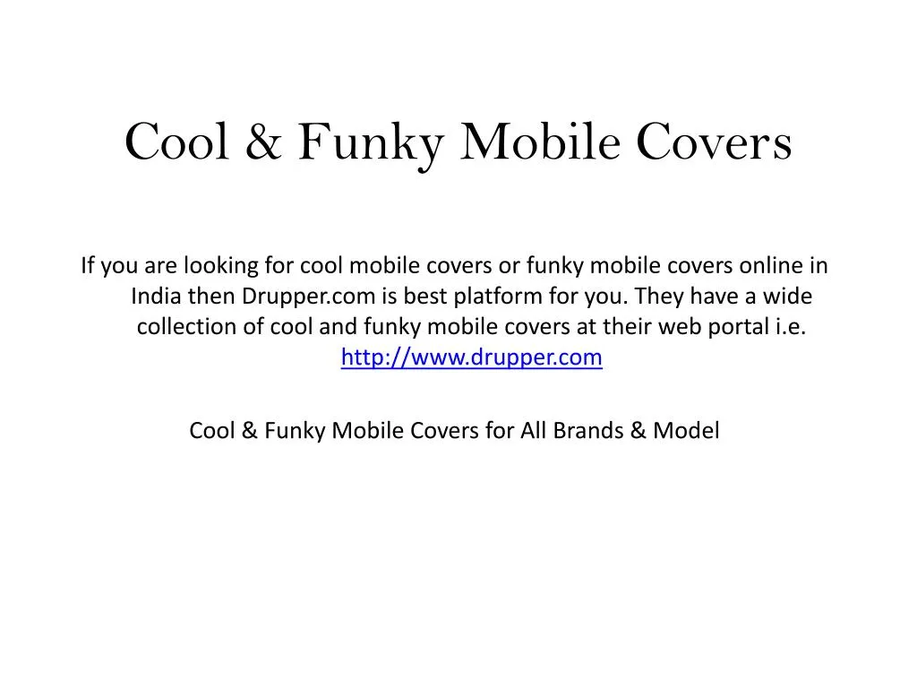 cool funky mobile covers