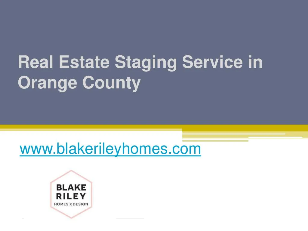 real estate staging service in orange county
