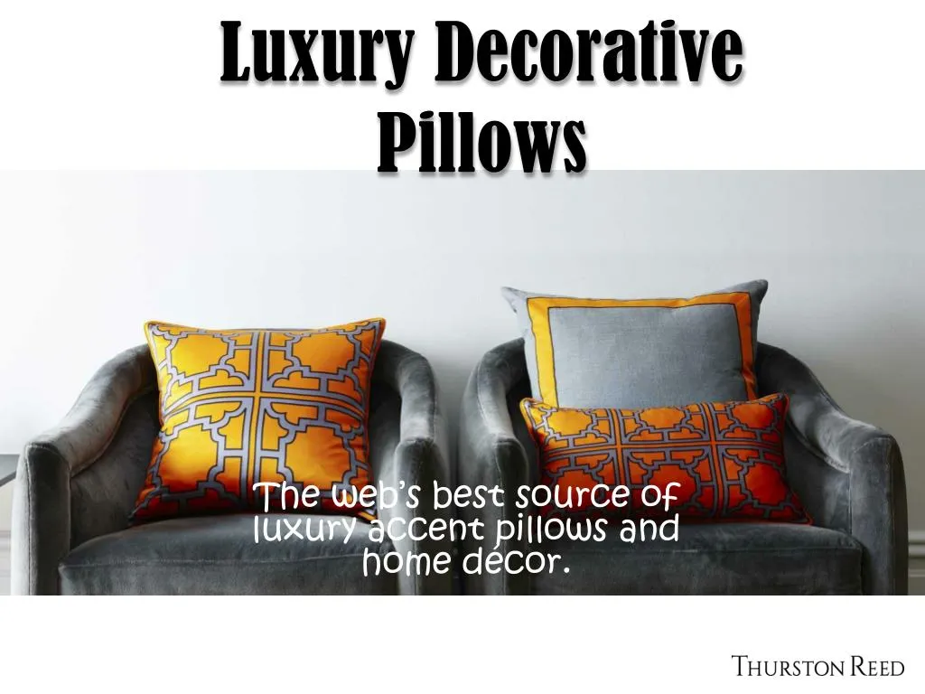 luxury decorative pillows