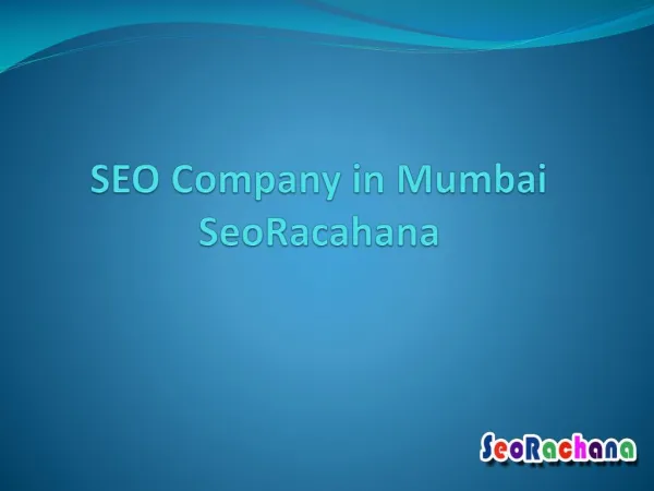 SEO Company in Mumbai SeoRachana