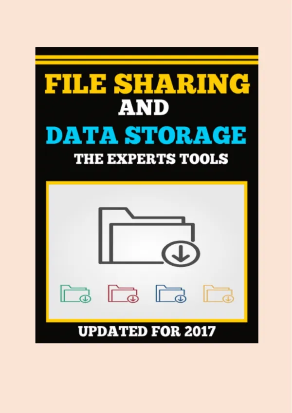 5 File Sharing and Data Storage Tools