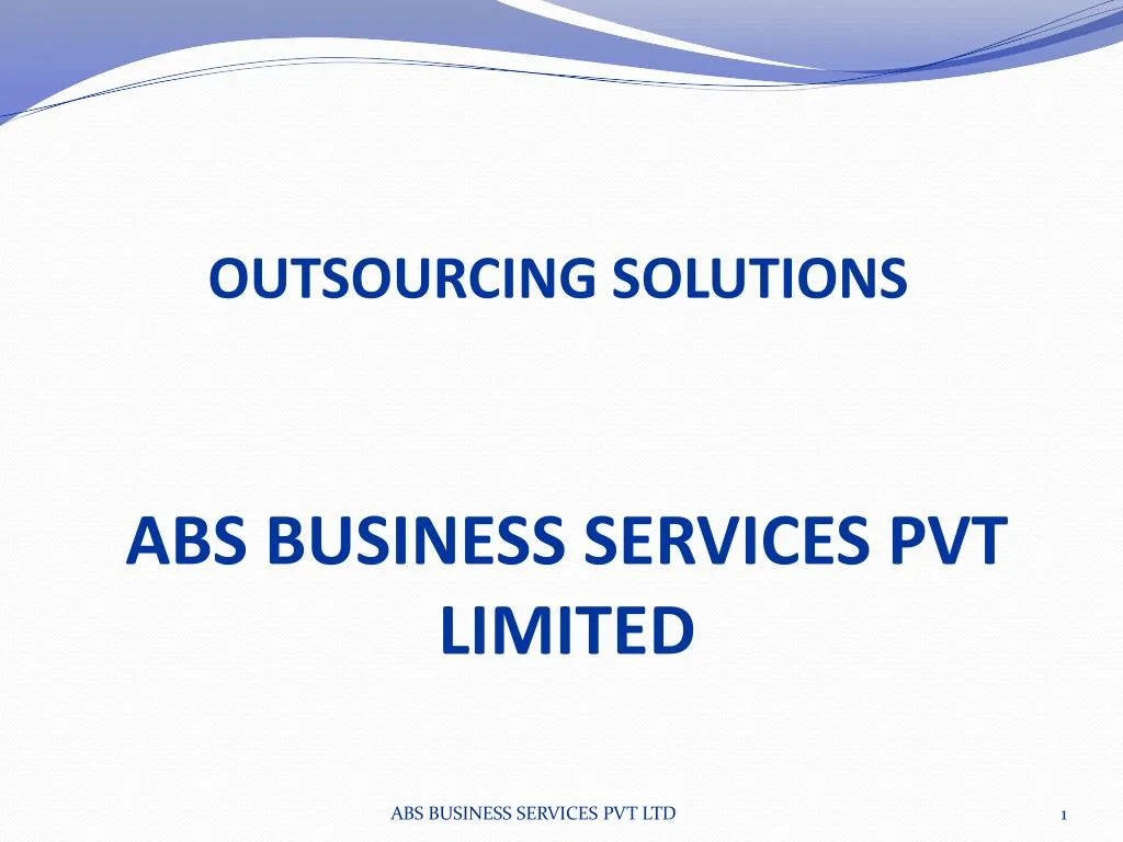 abs business services pvt limited