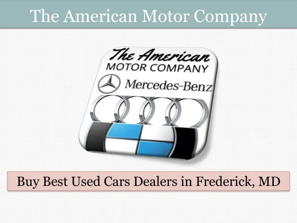 Cheap Used Cars in Frederick | The American Motor Company
