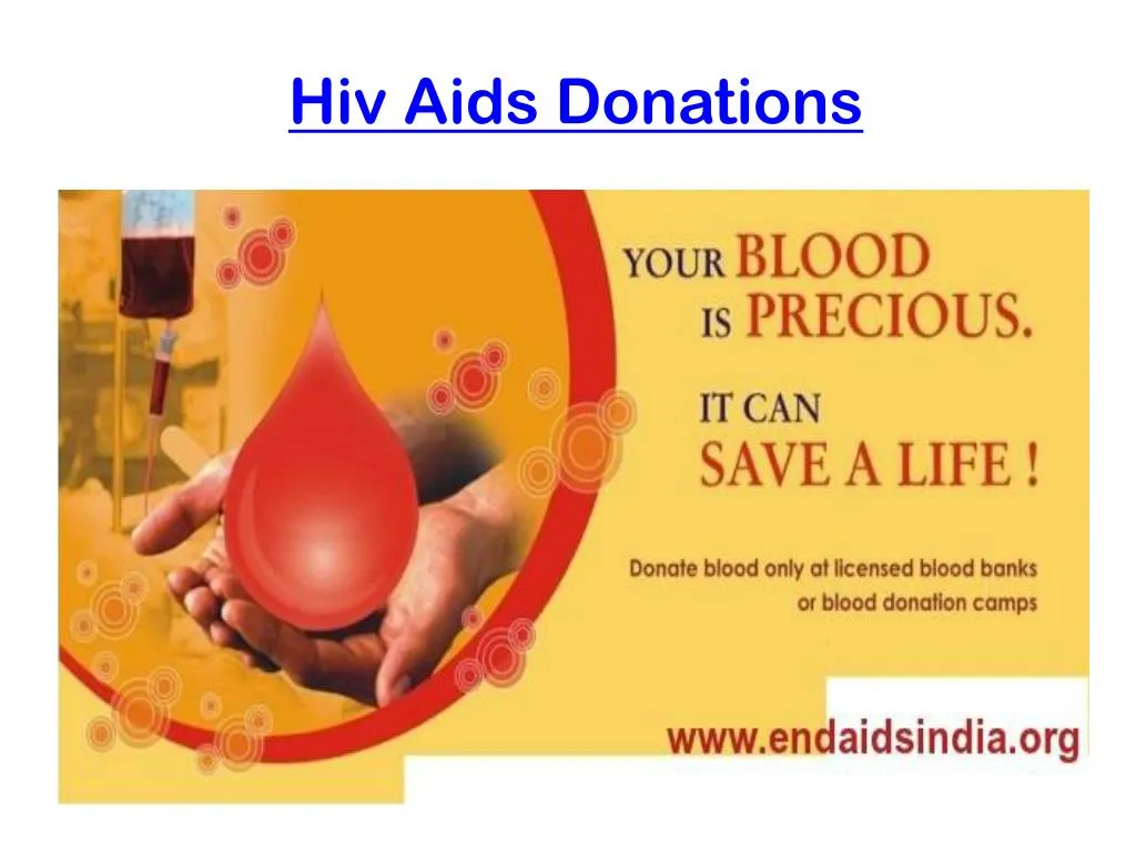 hiv aids donations