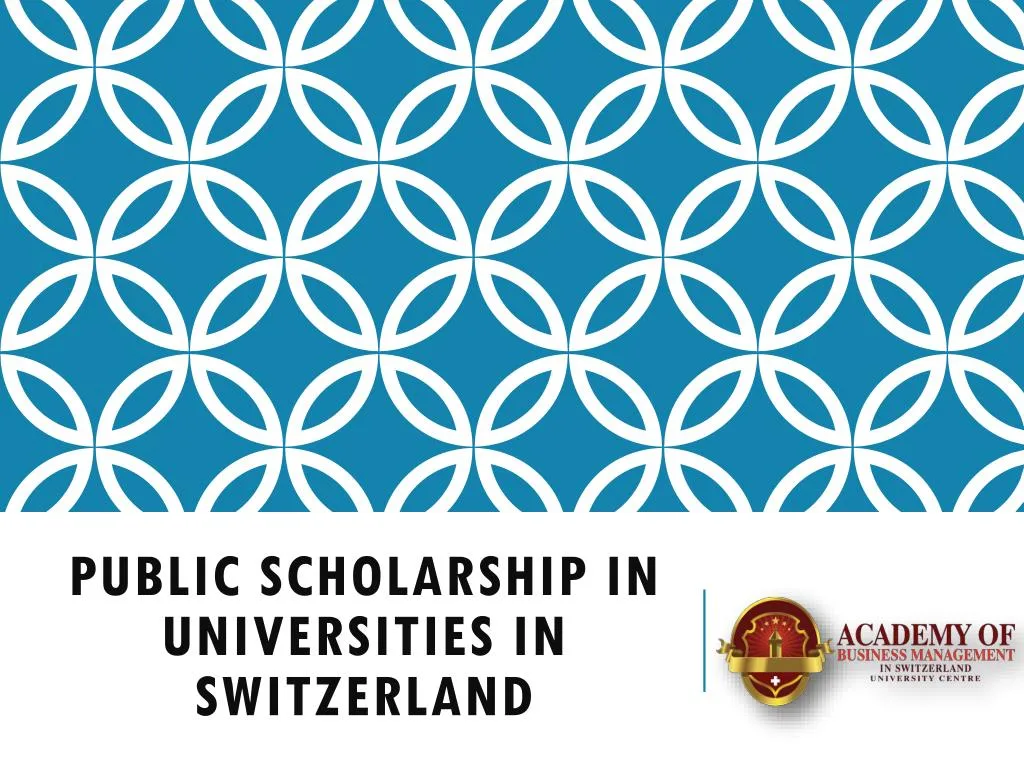 public scholarship in universities in switzerland