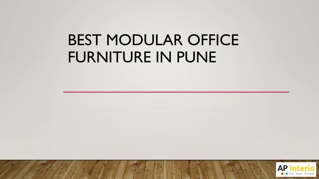 best modular office furniture in pune