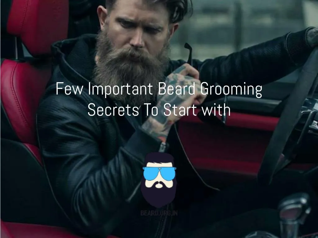 few important beard grooming secrets to start with