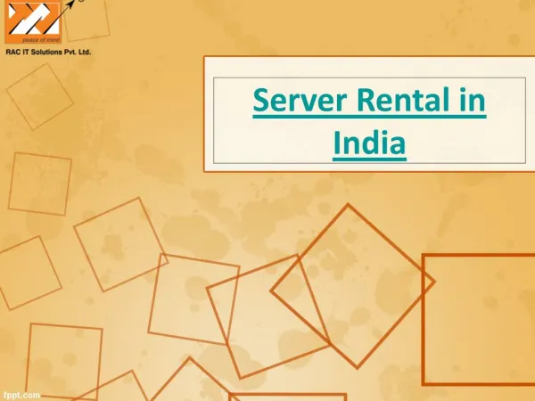 Servers on Rent in mumbai