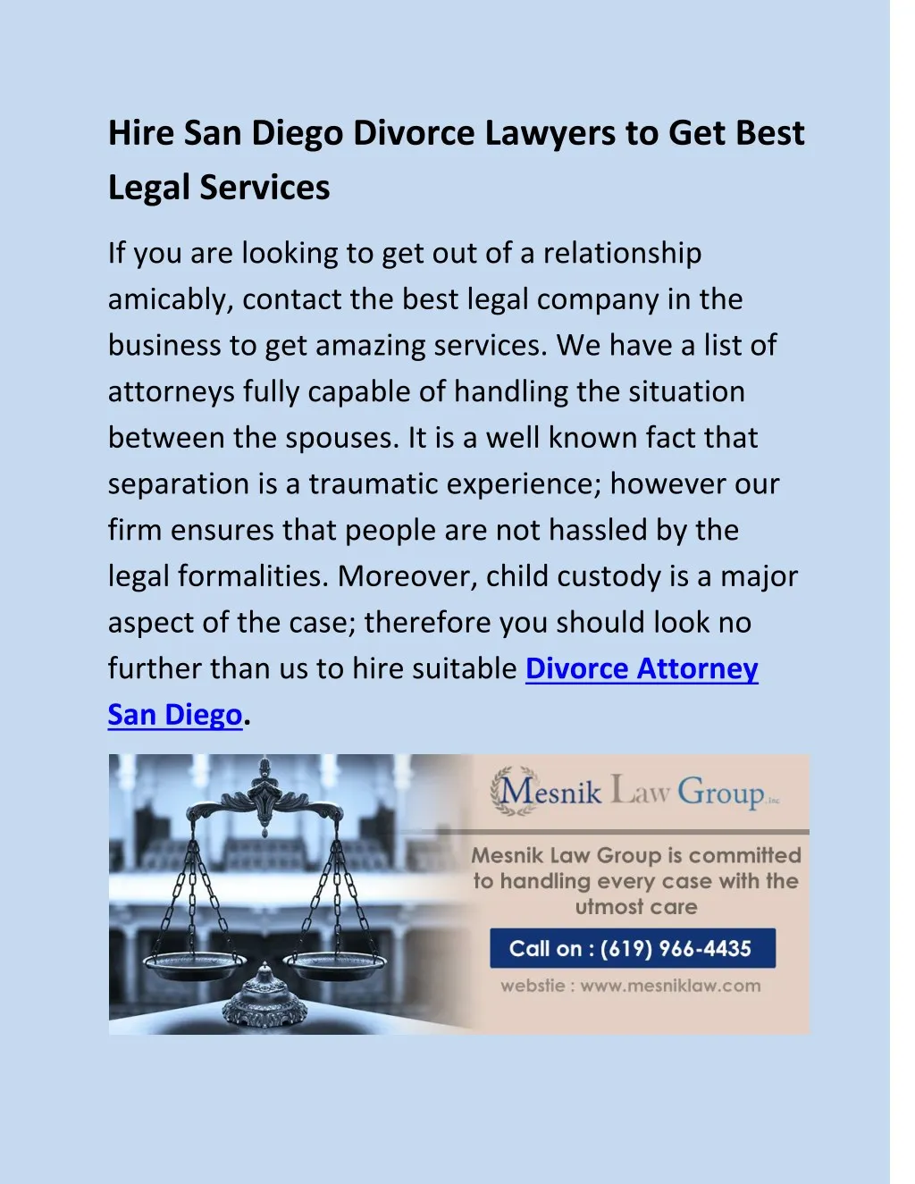 hire san diego divorce lawyers to get best legal