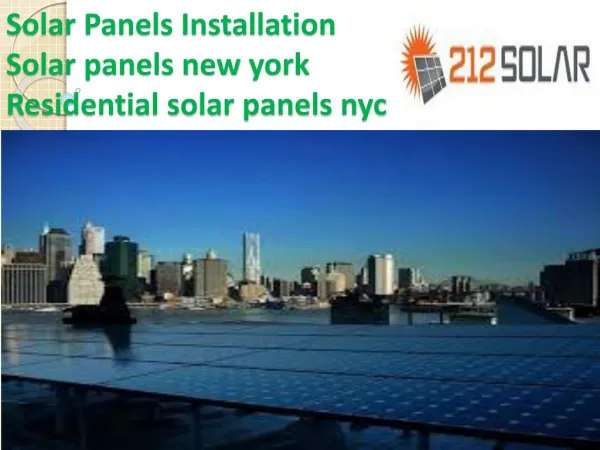 solar panels new york